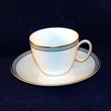 Exquisit Como Blaulüster Coffee Cup with Saucer very good