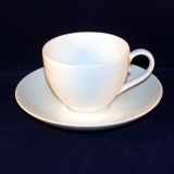 Basic white Combi Cup with Saucer as good as new