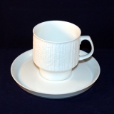 Arcta white Coffee Cup with Saucer very good