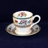 Chinese Rose Espresso Cup with Saucer used