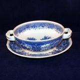 Burgenland blue Soup Cup/Bowl with Saucer as good as new