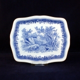 Burgenland blue Butter Plate 19,5 x 16 cm as good as new