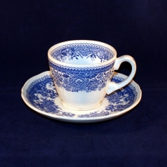 Burgenland blue Coffee Cup with Saucer very good