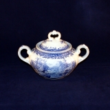 Burgenland blue Sugar Bowl with Lid used