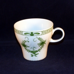 Residenz grüne Blätterranke Kaffeetasse 7 x 8 cm neuwertig