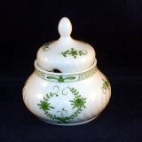 Residenz green Leaf Tendril Sugar Bowl with Lid as good as new
