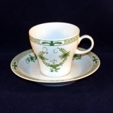 Residenz green Leaf Tendril Coffee Cup with Saucer as good as new