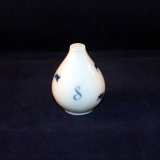 Romance blue Salt Pot/Salt Shaker used