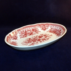 Fasan rot Brotkorb 28,5 x 19 x 4,5 cm sehr gut