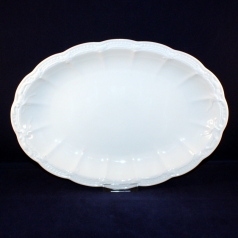 Viktoria weiss Platte oval 33 x 23 cm gebraucht