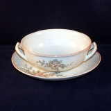 Rosette Soup Cup/Bowl with Saucer very good
