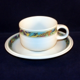 Family Tropicana Tea Cup with Saucer as good as new