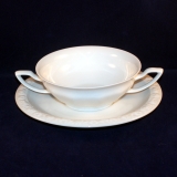 Maria white Soup Cup/Bowl with Saucer as good as new