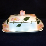 Wildrose Butterdish with Cover as good as new