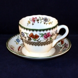 Chinese Rose Coffee Cup with Saucer as good as new