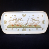 Pfalzkeramik goose luck Cake/Sandwichplate 32,5 x 15 cm as good as new