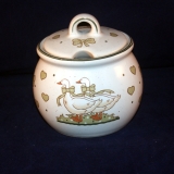 Pfalzkeramik goose luck Sugar Bowl with Lid as good as new