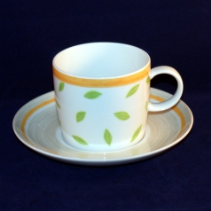Easy Living Ivy Coffee Cup with Saucer as good as new