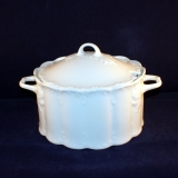 Mobijou white Serving Dish/Bowl with Lid and Handle as good as new