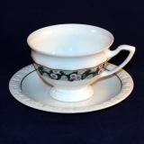 Maria Rustica Paradise Bird Coffee Cup with Saucer very good