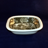 Rusticana green Angular Serving Dish/Bowl 23,5 x 23,5 x 7 cm very good