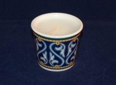 Medley blue Tealight with Candle as good as new