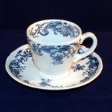 Valeria blue Coffee Cup with Saucer used