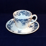 Valeria blue Coffee Cup with Saucer used