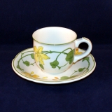 Geranium Coffee Cup with Saucer very good