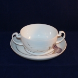 Asimmetria Goldflower Soup Cup/Bowl with Saucer as good as new