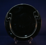 Asimmetria schwarz Gourmet-/Servier-/Platzteller 31 cm gebraucht