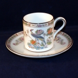 Kutani Crane Espresso Cup with Saucer as good as new