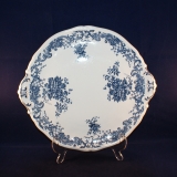 Valeria blue Cake Plate with Handle 27 cm used