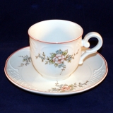 Rosette Espresso Cup with Saucer used