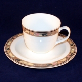 Concorde Brocade Kaffeetasse mit Untertasse sehr gut