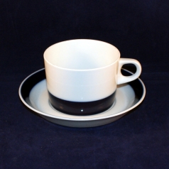 Novum blue Coffee Cup with Saucer as good as new