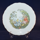 Baronesse Ostern Teller Hasenfamilie 3,5 x 26 cm neuwertig