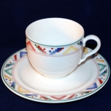 Indian Look Coffee Cup with Saucer used