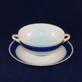 Globus Soup Cup/Bowl with Saucer very good