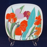 Pop Art Flower W.Bauer Angular Serving Platter 18,5 x 18,5 cm as good as new