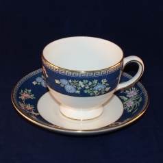 Blue Siam Kaffeetasse mit Untertasse neuwertig