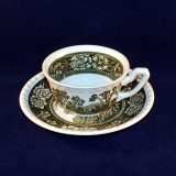 Rusticana green Tea Cup with Saucer used
