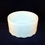 Monbijou white Round Serving Dish/Bowl 10 x 19,5 cm as good as new