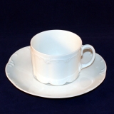 Mon Bijou white Tea Cup with Saucer as good as new