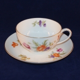 Balmoral German Flower Tea Cup with Saucer used