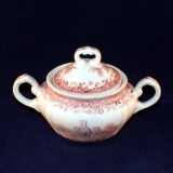 Burgenland red Sugar Bowl with Lid as good as new