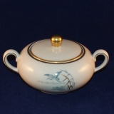 Heron Sugar Bowl with Lid very good