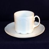 Monbijou white Coffee Cup with Saucer as good as new