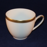 Olivia 63 weiss Ätzgoldrand Kaffeetasse 7 x 8 cm neuwertig