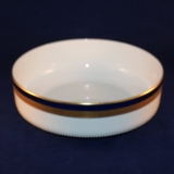 Dekor 25015 Cobalt Blue with Pearl Pattern and golden border Round Serving Dish/Bowl 7 x 20,5 cm as good as new
